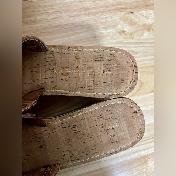 House of Harlow Brown Woven Slide Sandals Size 9M - Picture 6 of 7